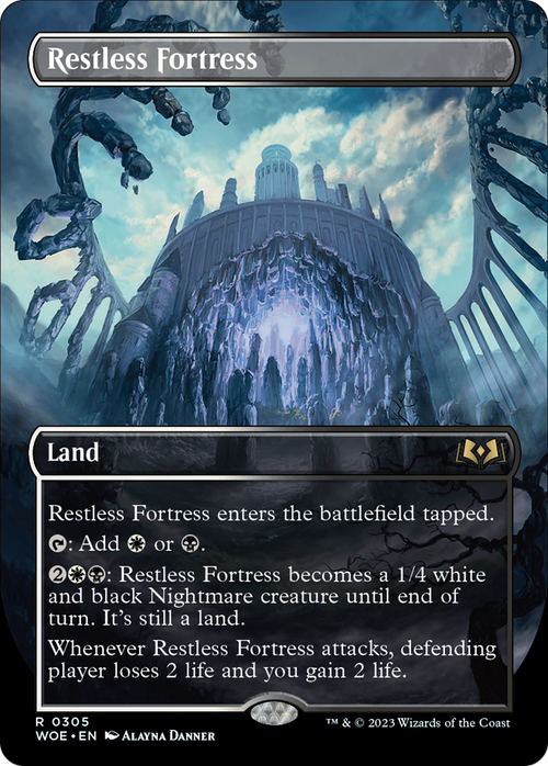 Restless Fortress (Borderless) (WOE-305) - Wilds of Eldraine Foil