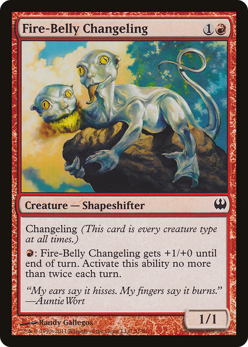 Fire-Belly Changeling (DDG-051) - Duel Decks: Knights vs. Dragons