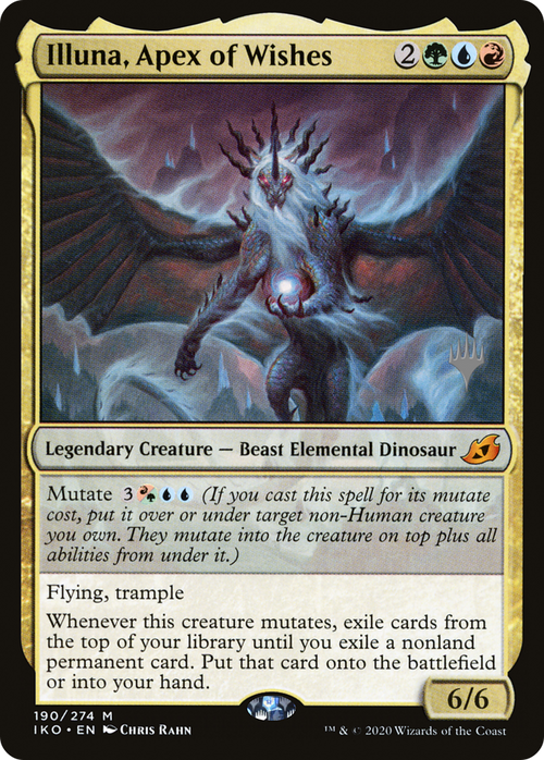 Illuna, Apex of Wishes (PPIKO-190P) - Ikoria: Lair of Behemoths Promos