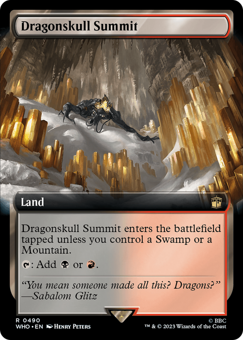 Dragonskull Summit (Extended Art) (WHO-490) - Doctor Who: (Extended Art) Foil
