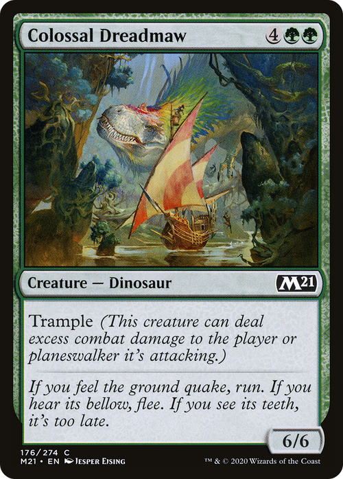 Colossal Dreadmaw (M21-176) - Core Set 2021 Foil