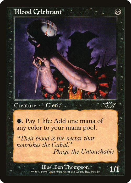 Blood Celebrant (LGN-061) - Legions