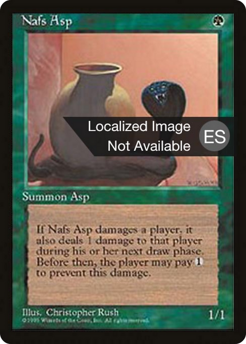 Nafs Asp (4BB-) - Fourth Edition Foreign Black Border