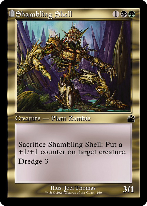 Shambling Shell (Retro Frame) (RVR-460) - Ravnica Remastered: (tombstone)