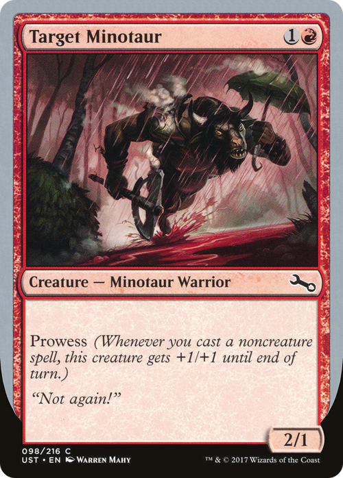 Target Minotaur (B) (UST-98B) - Unstable Foil