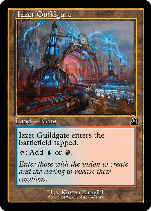 Izzet Guildgate (Retro Frame) (RVR-405) - Ravnica Remastered