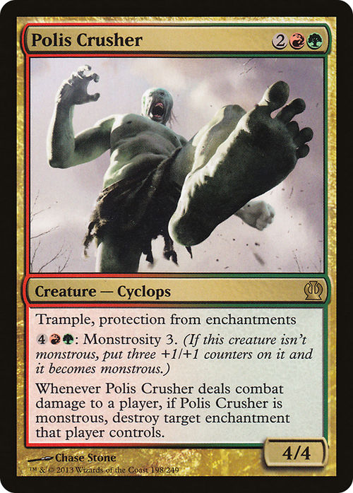 Polis Crusher (THS-198) - Theros Foil