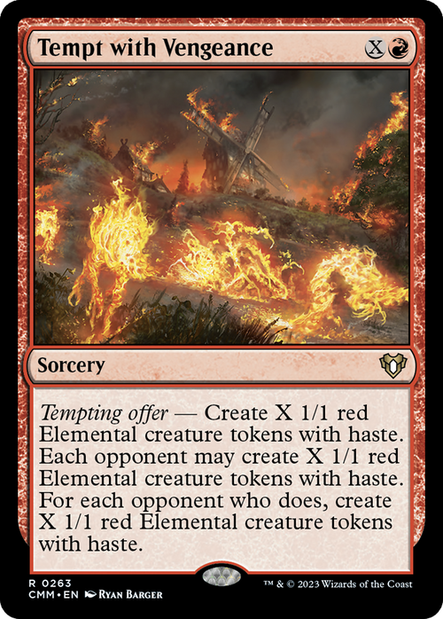 Tempt with Vengeance (CMM-263) - Commander Masters Foil