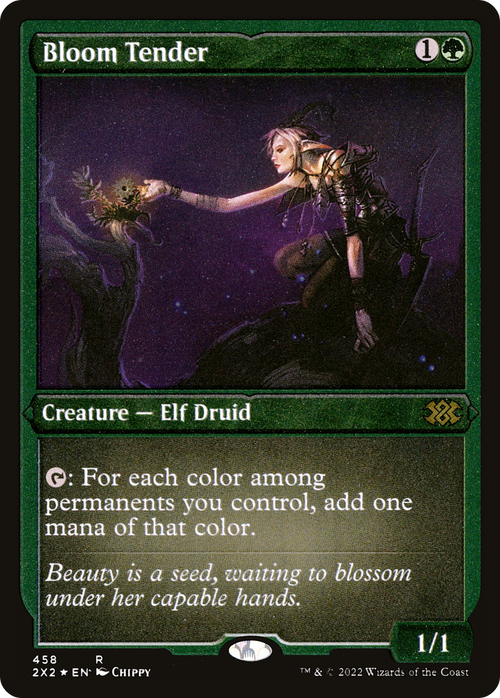 Bloom Tender (Foil Etched) (2X2-458) - Double Masters 2022 Foil