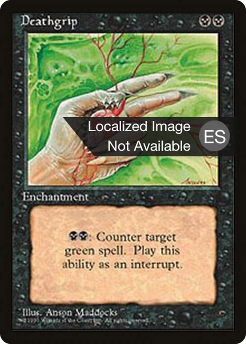 Deathgrip (4BB-014) - Fourth Edition Foreign Black Border