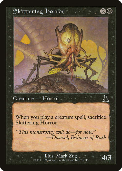 Skittering Horror (UDS-070) - Urza's Destiny