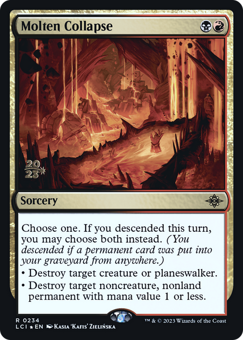 Molten Collapse (PRE-234) - The Lost Caverns of Ixalan Promos Foil