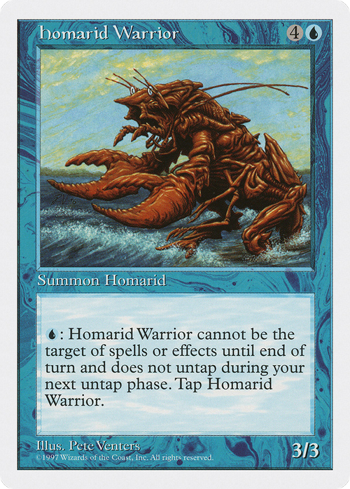 Homarid Warrior (5ED-092) - Fifth Edition