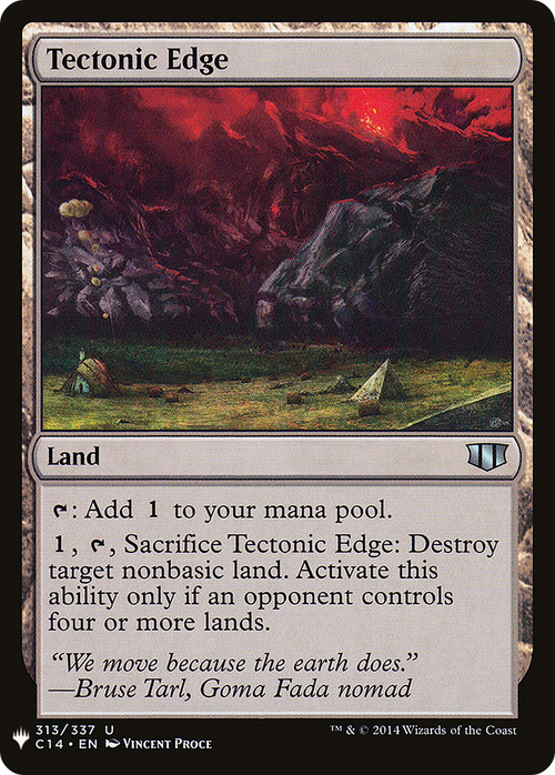 Tectonic Edge (LIST-C14-313) - The List