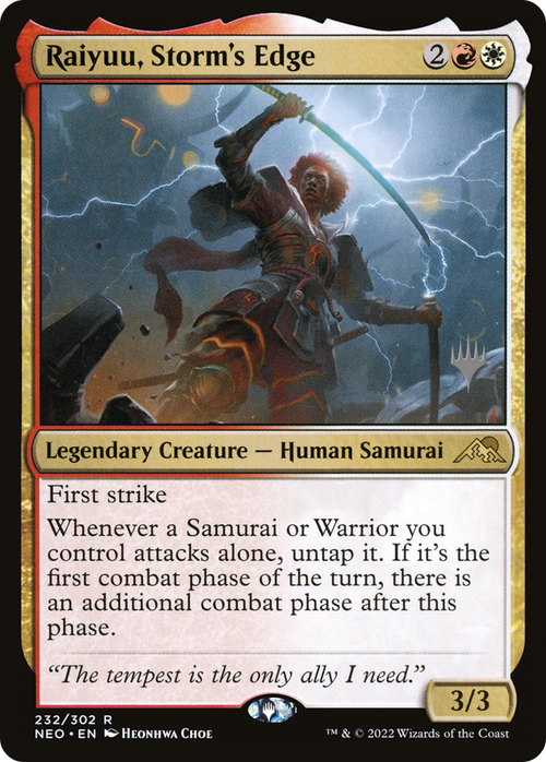 Raiyuu, Storm's Edge (PPNEO-232) - Kamigawa: Neon Dynasty Promos