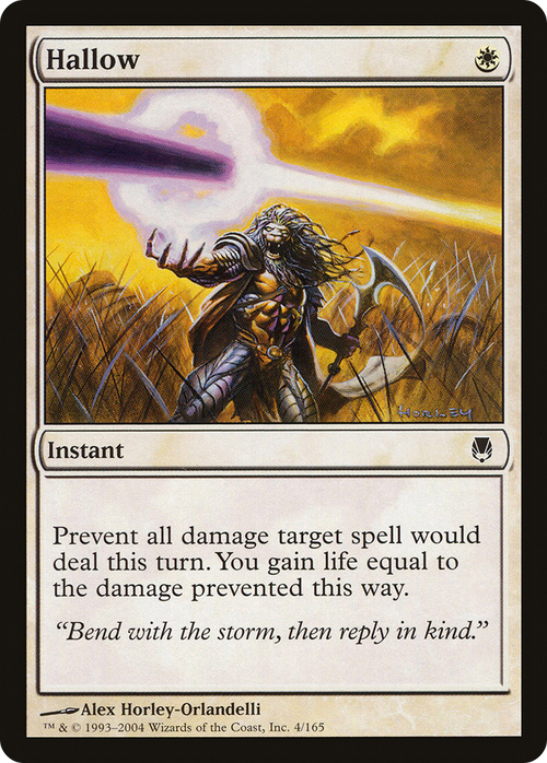 Hallow (DST-004) - Darksteel Foil