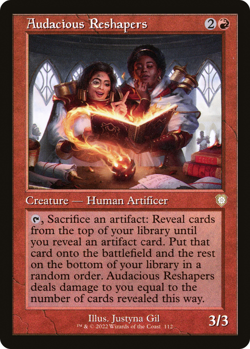 Audacious Reshapers (Retro Frame) (BRC-112) - The Brothers' War Commander
