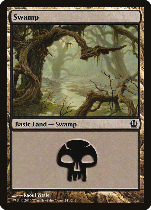 Swamp (241) (THS-241) - Theros Foil