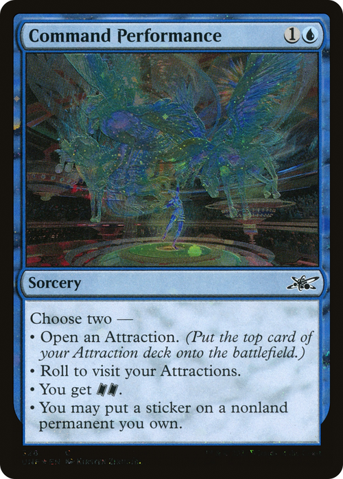 Command Performance (Galaxy Foil) (UNF-328) - Unfinity Foil