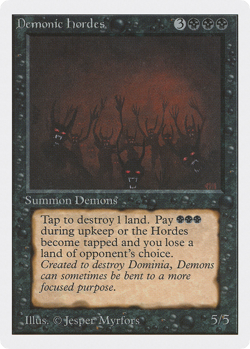 Demonic Hordes (2ED-) - Unlimited Edition