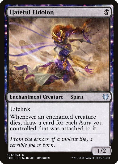 Hateful Eidolon (THB-101) - Theros Beyond Death: (enchantment) Foil
