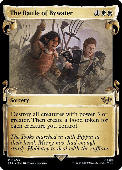 The Battle of Bywater (Showcase Scrolls) (LTR-453) - The Lord of the Rings: Tales of Middle-earth: (Showcase) Foil