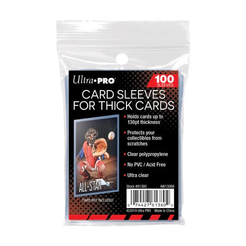 Ultra Pro UP81380 Thick Card Sleeves - 130PT
