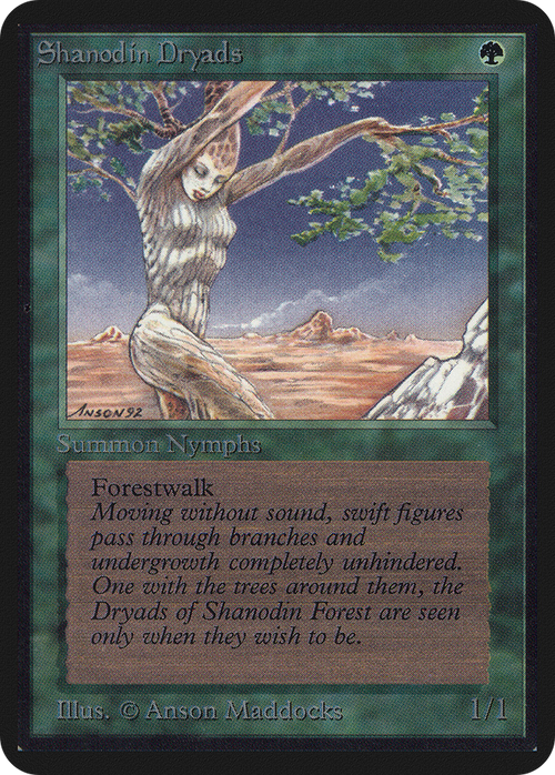 Shanodin Dryads (LEA-) - Limited Edition Alpha