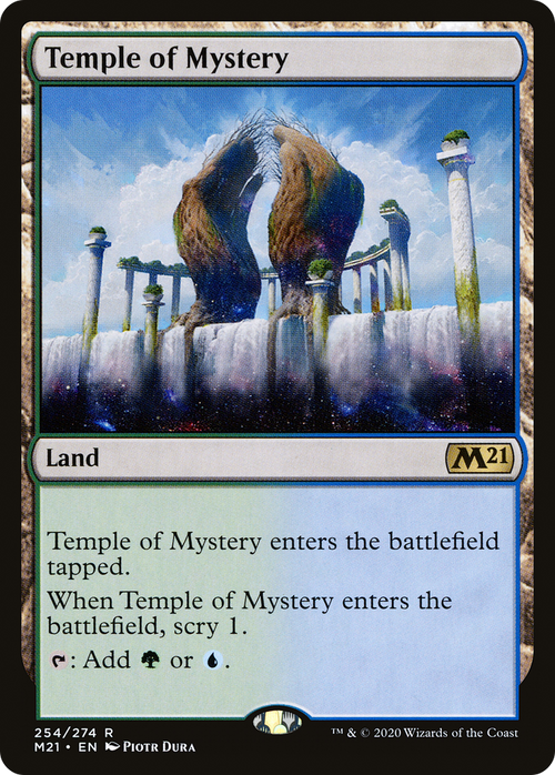Temple of Mystery (M21-254) - Core Set 2021 Foil