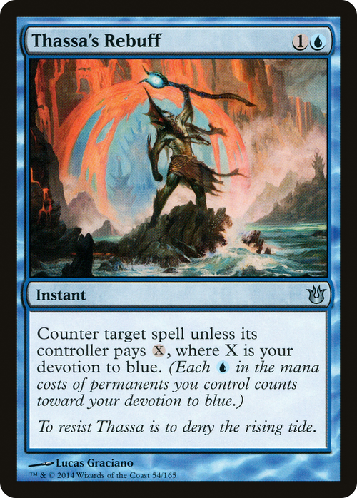 Thassa's Rebuff (BNG-054) - Born of the Gods Foil