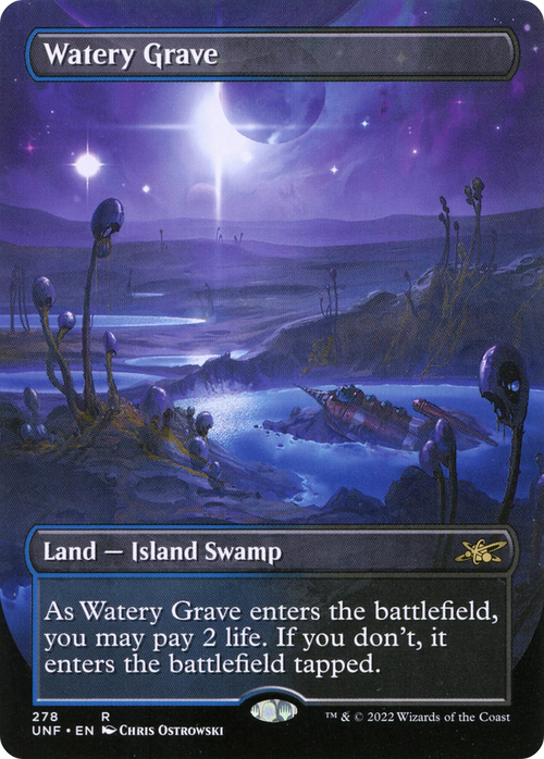 Watery Grave (Borderless) (UNF-278) - Unfinity