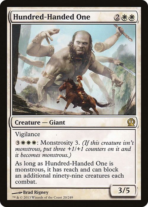 Hundred-Handed One (THS-020) - Theros Foil