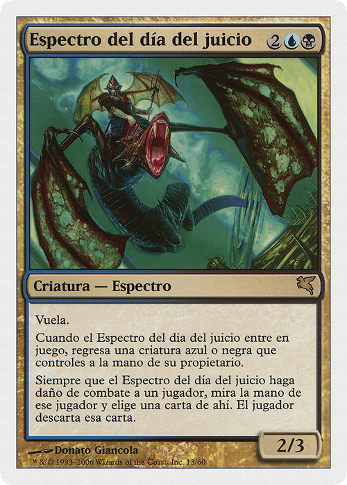Doomsday Specter (Spanish) - "Espectro del día del juicio" (PSAL-E13) - Salvat 2005