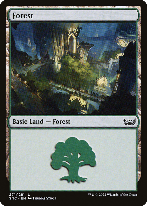 Forest (271) (SNC-271) - Streets of New Capenna Foil
