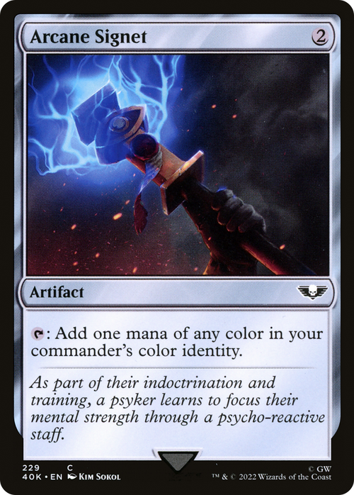 Arcane Signet (229) (40K-229) - Warhammer 40,000 Commander