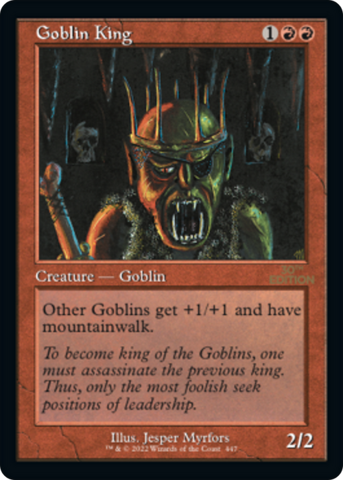 Goblin King (Retro Frame) (30A-447) - 30th Anniversary Edition
