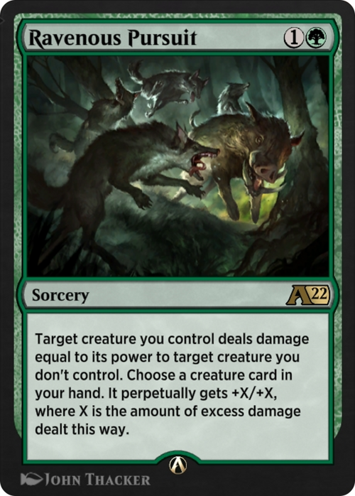 Ravenous Pursuit (Y22-054) - Alchemy: Innistrad