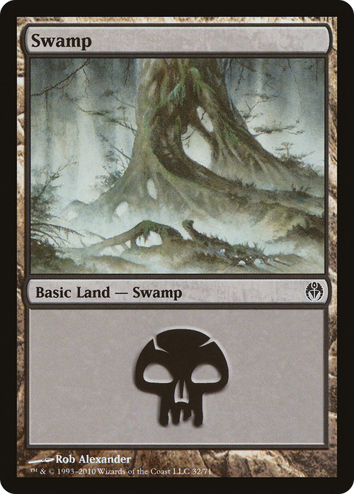 Swamp (32) (DDE-032) - Duel Decks: Phyrexia vs. the Coalition