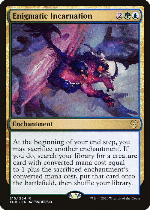 Enigmatic Incarnation (PPTHB-215P) - Theros Beyond Death Promos Foil