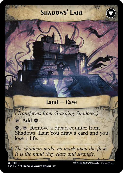 Grasping Shadows (LCI-108) - The Lost Caverns of Ixalan Foil