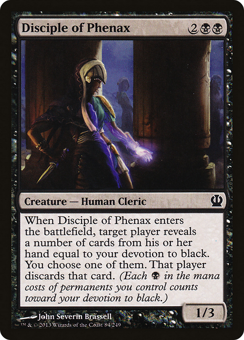 Disciple of Phenax (THS-084) - Theros Foil