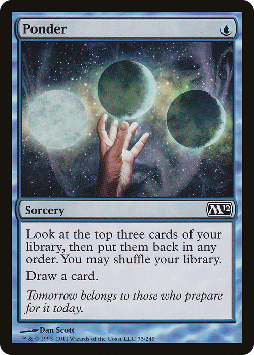 Ponder (M12-073) - Magic 2012