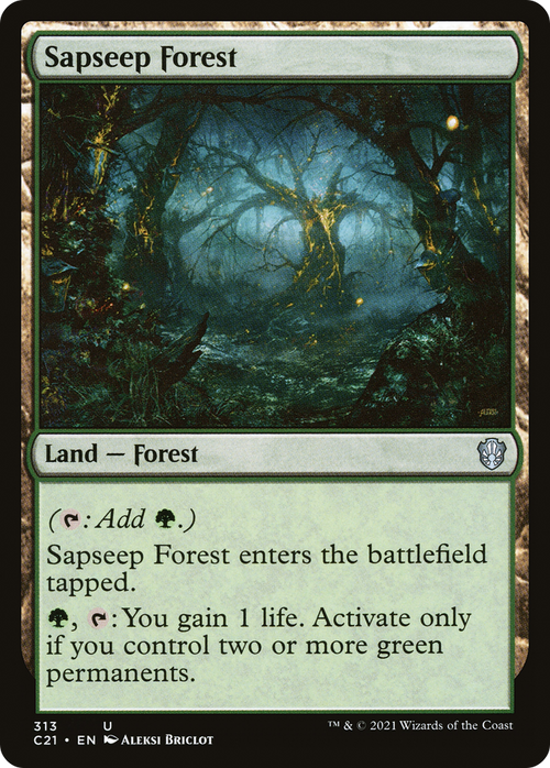 Sapseep Forest (C21-313) - Commander 2021