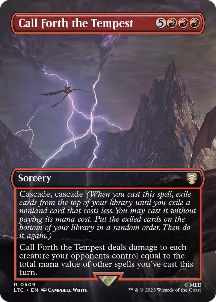 Call Forth the Tempest (Borderless) (LTC-509) - Tales of Middle-earth Commander