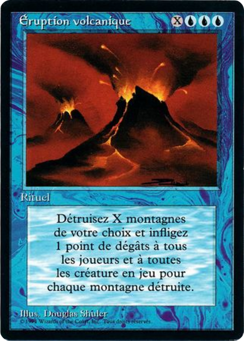 Volcanic Eruption (FBB-) - Foreign Black Border