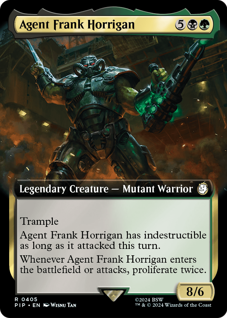 Agent Frank Horrigan (Extended Art) (PIP-405) - Fallout: (Extended Art) Foil