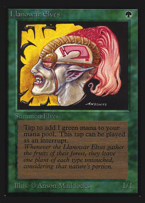 Llanowar Elves (IE) (IED-) - Intl. Collectors' Edition