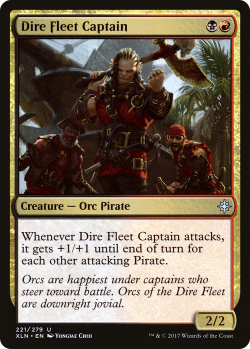 Dire Fleet Captain (XLN-221) - Ixalan