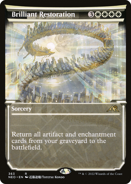 Brilliant Restoration (Showcase) (NEO-363) - Kamigawa: Neon Dynasty: (Showcase)