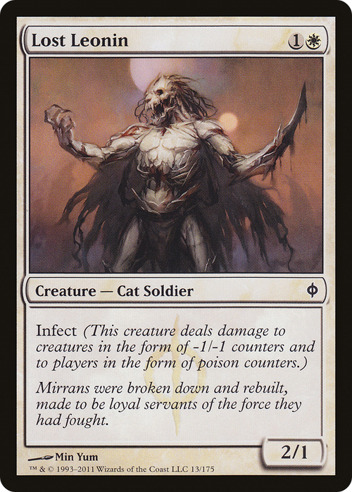 Lost Leonin (NPH-013) - New Phyrexia Foil